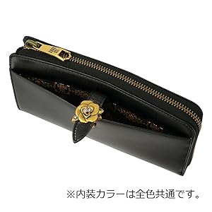 最終値下げANNA SUI アナスイ 長財布 バラ　ブルー L 字ファスナー アナスイ ANNA SUI ブルーム Lファスナー長財布 （クロ） -人気